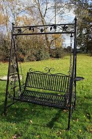 Leaf Design Garden Swinging Seat Black Country Metalworks Ltd Garden Seating Garden Swing Garden Swing Seat