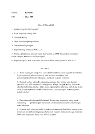 Soal dan jawaban essay tentang kewirausahaan. Doc Uts Amdal 1 Nanda Aja Academia Edu