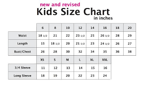Kids Measurement Chart Kids