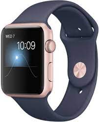 Calling all rose gold addicts: Apple Watch Series 2 42 Mm Rose Gold Case With Midnight Blue Sports Band Price In India Buy Apple Watch Series 2 42 Mm Rose Gold Case With Midnight