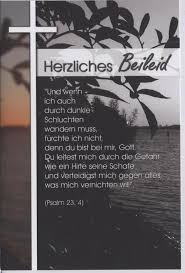 Beileidskarte Christlicher Trauerspruchherzliches Beileid