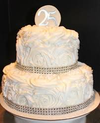 You Have To See 25th Wedding Anniversary Cake On Craftsy 25th Wedding Anniversary Cakes Wedding Anniversary Cakes 25 Anniversary Cake