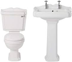 We did not find results for: Milano Windsor White Traditional Ceramic Close Coupled Toilet And Full Pedestal Bathroom Basin Sink With Two Tap Holes Amazon Co Uk Diy Tools