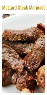 Mustard Steak Marinade Will Tenderize Your Steak Chicken Or Pork Chops And Give You Wonderful Flavor O Steak Marinade Pork Steak Recipe Oven Pork Steak Recipes