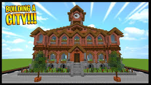 Here are 315 things you could put in your city: Building A Minecraft City 1 13 2 Minecraft Town Hall Build 1 Youtube