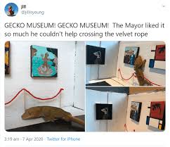 Artist Creates Printable Art Museum Kit For Geckos Funny Animal Pictures Funny Animal Memes Animal Memes