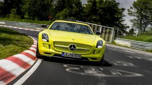 Mercedes Benz S Electro Panzer Sets The Nurburgring Ev Record Mercedes Benz Sls Mercedes Benz Sls Amg Mercedes