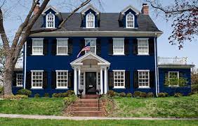 Dutch colonies in new york and new jersey existed for a relatively short time in 1600s, but dutch colonists. Exterior House Colors Dark Blue Novocom Top