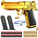 Toy Gun, Shell Ejection Soft Bullet Toy Gun Pistol, Gifts for Boys ...