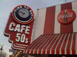 Nostalgia For An Age That Never Existed Cafe 50s Cafe 50s Diner Sign Vintage Diner