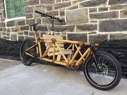 Picture Of Bamboo Cargo Bike Tiki Bike Cargo Bike Wooden Bicycle Biking Diy