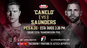 Pesaje De La Pelea Canelo Vs Saunders En Vivo Youtube