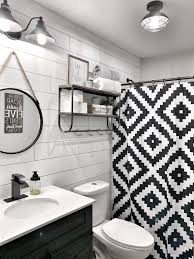 Black And White Farmhouse Bathroom Decor Bathroom Decor Tour Part Five In 2020 Shiplap Bathroom White Bathroom Decor Bathroom Style