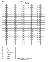 In case you don\'t find what you are looking for, use the top search bar to search. Donkey Kong Color By Number Coloring Squared