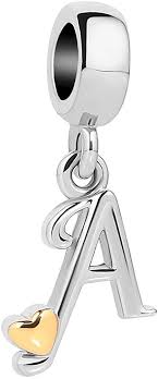 Google, american search engine company, founded in 1998 by sergey brin and larry page, that is a subsidiary of the holding company alphabet inc. Amazon Com Q Locket Letter A Z Alphabet Initial Charms Dangle Heart Love Charm Beads For Bracelets A Clothing Shoes Jewelry