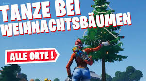 © 2021 forbes media llc. Tanze Bei Weihnachtsbaumen An Verschiedenen Benannten Orten Fortnite Winterfest Herausforderung Youtube