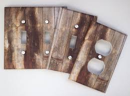 Rustic Wood Light Switch Plate Cover Planks Grey Brown Faux Etsy In 2020 Rustic Switch Plate Covers Rustic Switch Plates Rustic Light Switch Covers