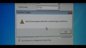 Specify The Program Where The Scanned Image Is Transferred Canoscan Lide 25 Paint Youtube