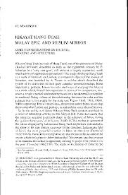 In september 16, 1963, singapore, sabah and sarawak (until then still the. Pdf Hikayat Hang Tuah Malay Epic And Muslim Mirror Some Considerations On Its Date Meaning And Structure Hermansyah Herman Academia Edu