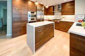 modern walnut kitchen designed by janis