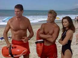 At a los angeles beach, a team of lifeguards led by lieutenant mitch buchannon save lives, deal with Baywatch 1989