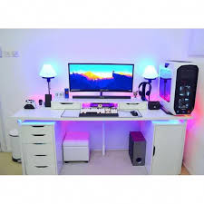 Alcoholic Gaming Computer Desk Ikea Gamingrig Computergame Gamingcomputersightwords Video Game Rooms Game Room Game Room Design