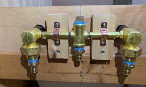 I'm running 1/2 pex everywhere, but i can't figure out now to connect the 1/2 pex to the delta valve. Shower Plumbing Beginning From This Morning