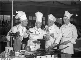 There are no official standards for becoming a television chef, but you've got to have personality, and you have to be able to cut an onion really fast on live tv without looking like a moron. Cook Surname Wikipedia