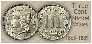 Three Cent Nickel Values 13 Of 25 Are Very Rare