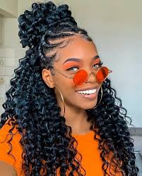 Oct 19, 2020 · the best natural hairstyles and hair ideas for black and african american women, including braids, bangs, and ponytails, and styles for short, medium, and long hair. New And Unique Braided Hairstyles 2020 Inspiration For Christmas Fashion Nigeria