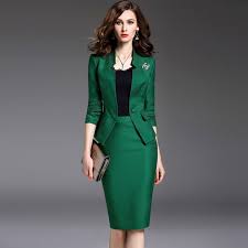 New Women S Skirt Suits Work Wear Spring And Autumn Long Sleeve Slim Suit Package Hip Skirt Office Ladies F Womens Skirt Suits Womens Skirt Clothes For Women