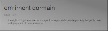About Eminent Domain