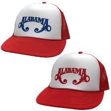 Alabama White And Red Trucker Hat Alabama Trucker Hat Southern Outfits