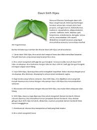 Radang tenggorokan merupakan sebuah penyakit yang hampir sama seperti penyakit asma. Fungsi Dan Kegunaan Daun Sirih Hijau