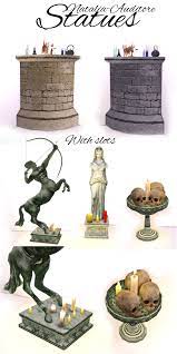 All tags sims 4 cc. Statues With Slots Natalia Auditore On Patreon Sims 4 Build Sims Medieval Sims 4
