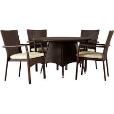 Shop for quality outdoor dining furniture, including chairs & tables dining sets at great wholesale prices. Beachcrest Home Brandon Round 4 Person 48 Long Dining Set With Cushions Reviews Wayfair