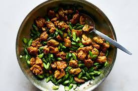 Turmeric Black Pepper Chicken With Asparagus Recipe Nyt Cooking