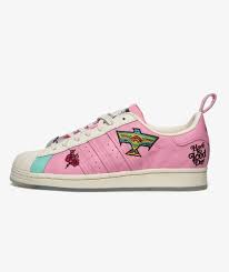 Adidas superstar leather trainers b23641 white/baby pink stripes. Kaufe Adidas Superstar Arizona Gz2861
