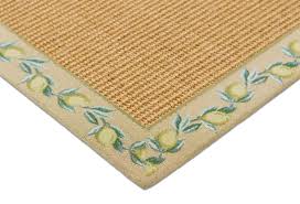 Flaschen und optimal unterseite des untersetzers designs erhältlich. Sisal Teppich Mio Natur Mit Zitronenbordure