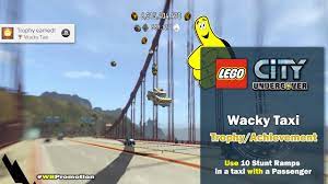 Today we are in lego city undercover attempting to win the 'steel surfer' achievement!i hope you enjoy the video a. Lego City Undercover Wacky Taxi Trophy Achievement Htg Youtube
