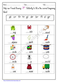 Worksheets are phonics consonant blends and h digraphs, bl. Blending Worksheets For Grade1 Archives Learningprodigy