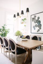 The Everygirl Cofounder Alaina Kaczmarski S Greystone Home Tour Farmhouse Dining Rooms Decor Modern Farmhouse Dining Modern Farmhouse Dining Room