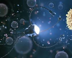 Nanotechnology microscopic machines or molecules, generada por IA