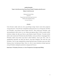 1 sawise kokwangsuli critakna maneh isine geguritan ing dhuwur ngganggu basamu dewe 2 tulisen brainly co id : Pdf Analisis Tema Dan Amanat Dalam Cerita Dewaruci Muhammad Fachrizal Helmi Academia Edu