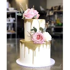 Two Tier Gold Drip Cake Tiered Cakes Birthday White Birthday Cakes 90th Birthday Cakes