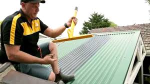 It is recommended that cleaning either of these be accomplished with. Ozwide Gutter Cleaning Metal Roof Safety Youtube
