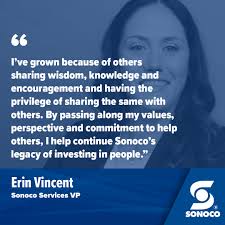 Mentorship is one way Sonoco gives back. As we celebrate  #NationalMentorshipDay, Sonoco Services VP, Erin Vincent, and her Corporate  Benefits Specialist mentee, Megan Davis, describe their mentorship  experience. Explore opportunities at Sonoco: