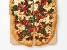 Sausage And Broccolini Pizza Recipe Food Network Recipes Food Recipes