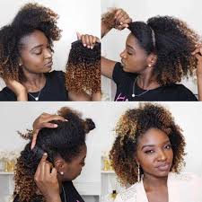 Natural hairstyles for black women. Best Weave For Blending Natural Hair Hair Theme