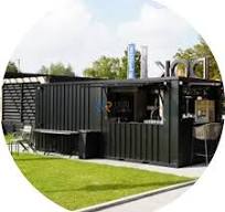 Outside Shipping Container Bar Coffee Shop with Full Kitchen Equipment  Mobile Pop-Up Shop Containers House 20 Foot